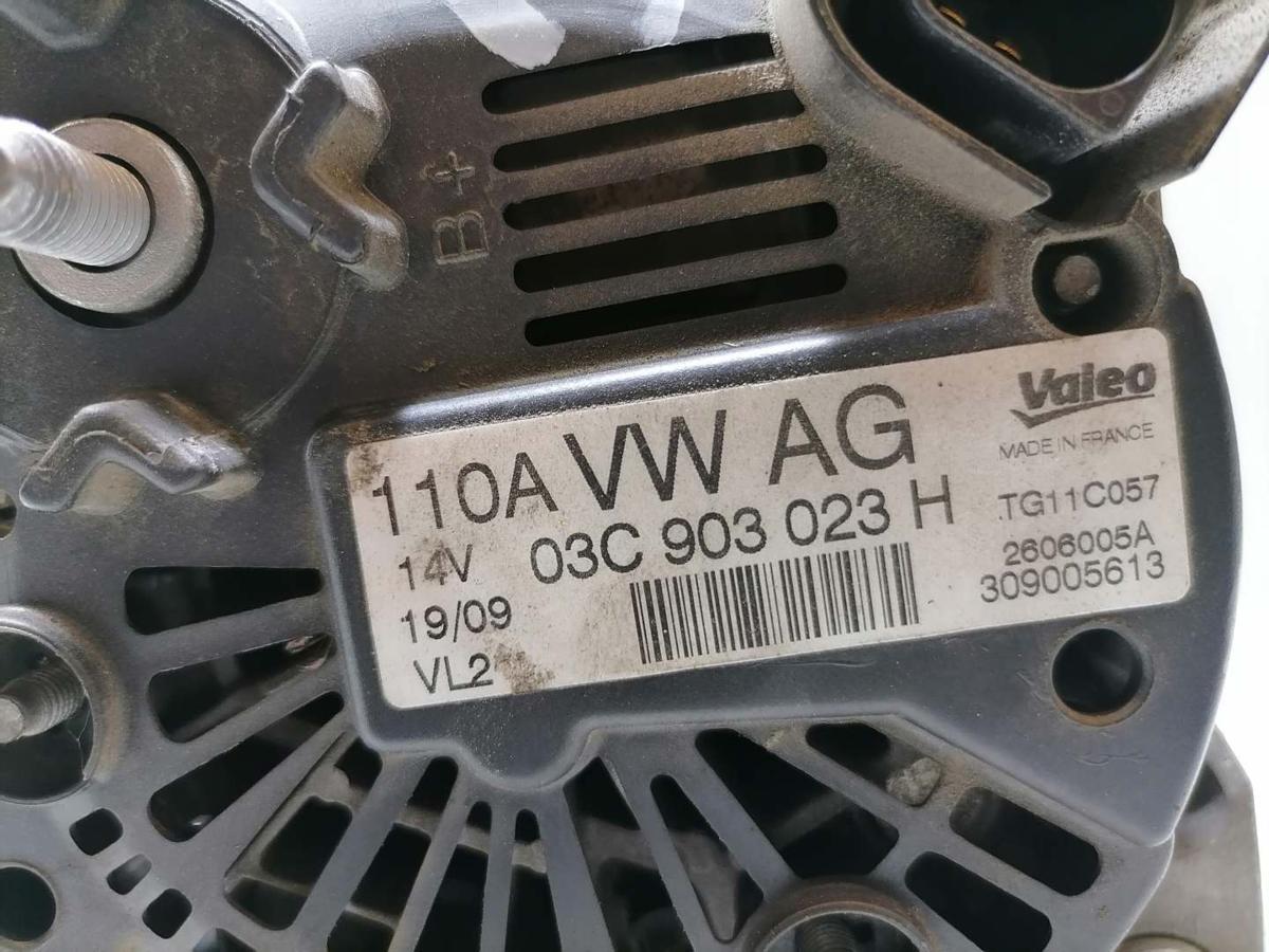 VW Jetta 1K2 original Lichtmaschine Generator 1,4TSI 90kw Bj.2009